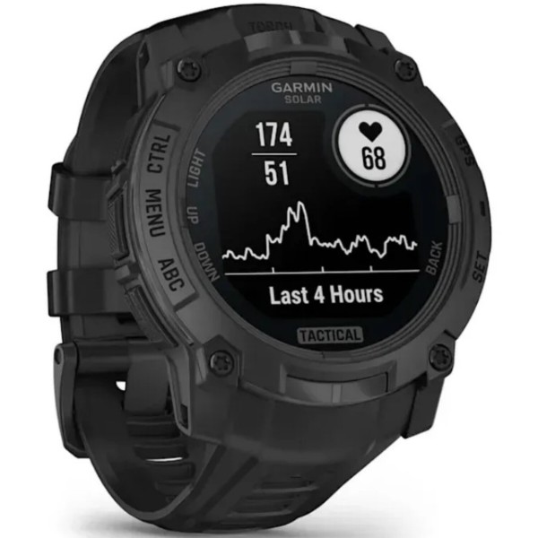 Фото - Смарт-часы Garmin Instinct 3 Tactical Solar 50 mm Black (010-02935-50)