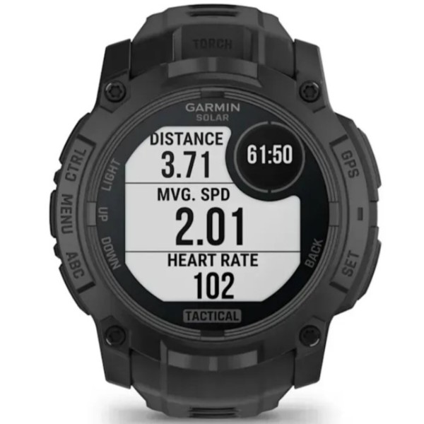 Фото - Смарт-часы Garmin Instinct 3 Tactical Solar 50 mm Black (010-02935-50)