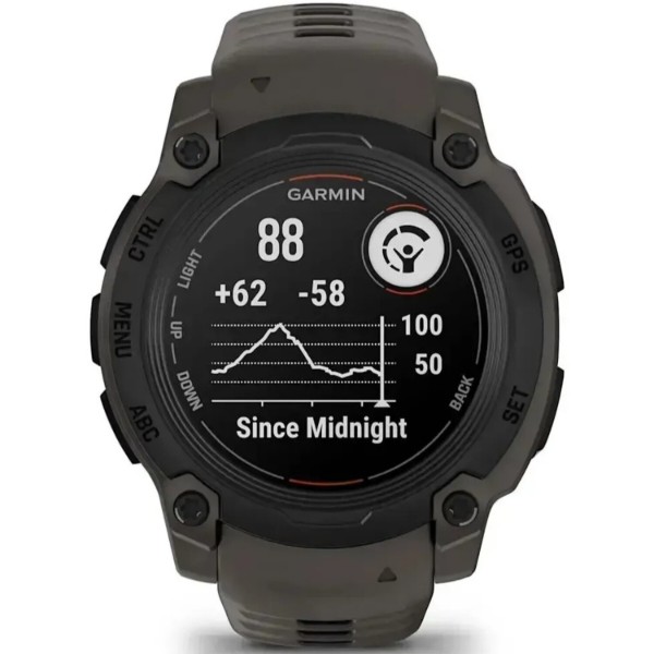Фото - Смарт-часы Garmin Instinct E, 40 mm, Black Bezel with Charcoal Band (010-02932-00)