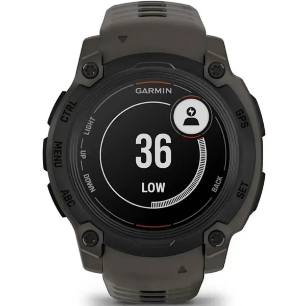 Фото - Смарт-часы Garmin Instinct E, 40 mm, Black Bezel with Charcoal Band (010-02932-00)