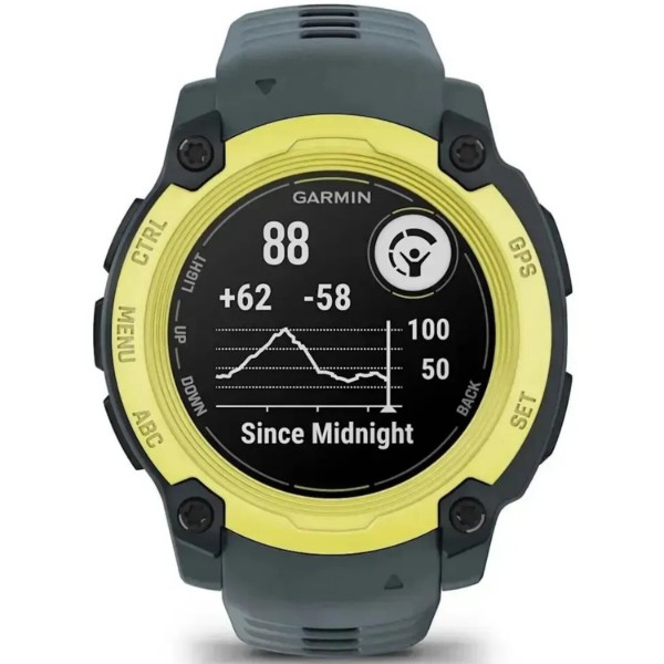 Фото - Смарт-часы Garmin Instinct E, 40 mm, Electric Lime Bezel w/ Twilight Band (010-02932-01)