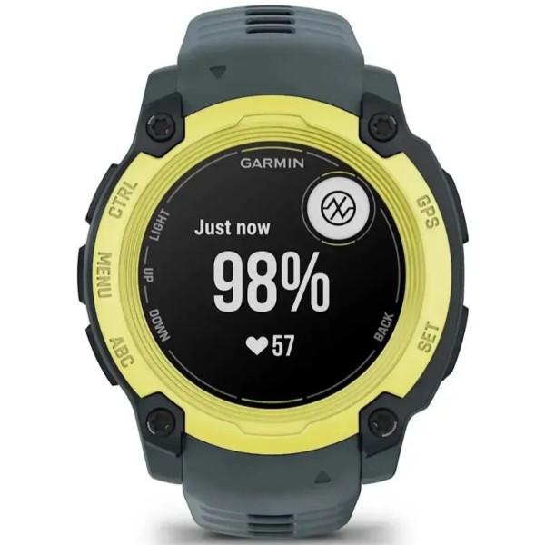 Фото - Смарт-часы Garmin Instinct E, 40 mm, Electric Lime Bezel w/ Twilight Band (010-02932-01)