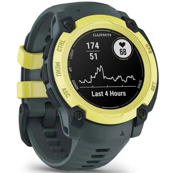Фото - Смарт-часы Garmin Instinct E, 40 mm, Electric Lime Bezel w/ Twilight Band (010-02932-01)