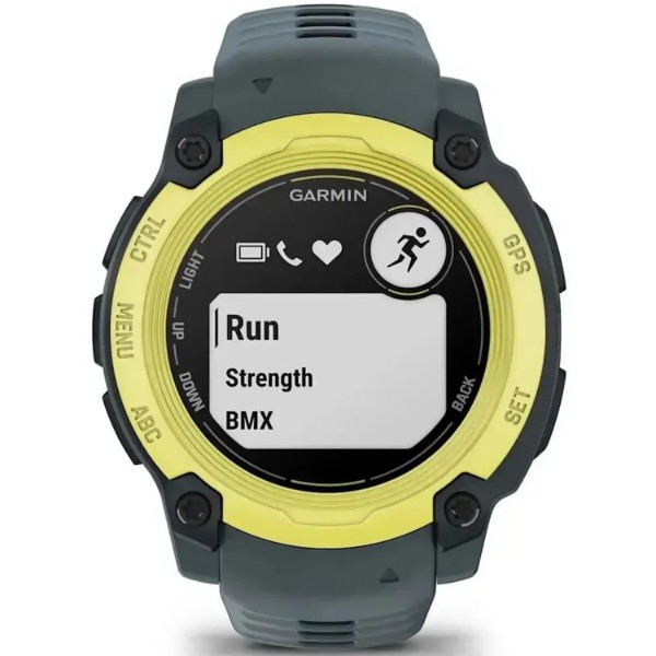 Фото - Смарт-часы Garmin Instinct E, 40 mm, Electric Lime Bezel w/ Twilight Band (010-02932-01)