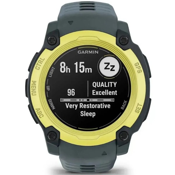 Фото - Смарт-часы Garmin Instinct E, 40 mm, Electric Lime Bezel w/ Twilight Band (010-02932-01)