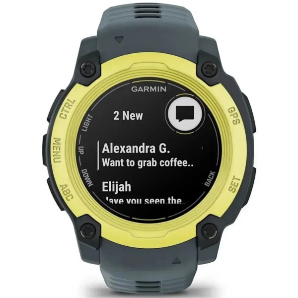 Фото - Смарт-часы Garmin Instinct E, 40 mm, Electric Lime Bezel w/ Twilight Band (010-02932-01)