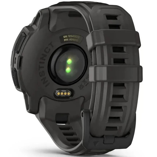 Фото - Смарт-годинник Garmin Instinct E, 45 mm, Black Bezel with Charcoal Band (010-02933-00)