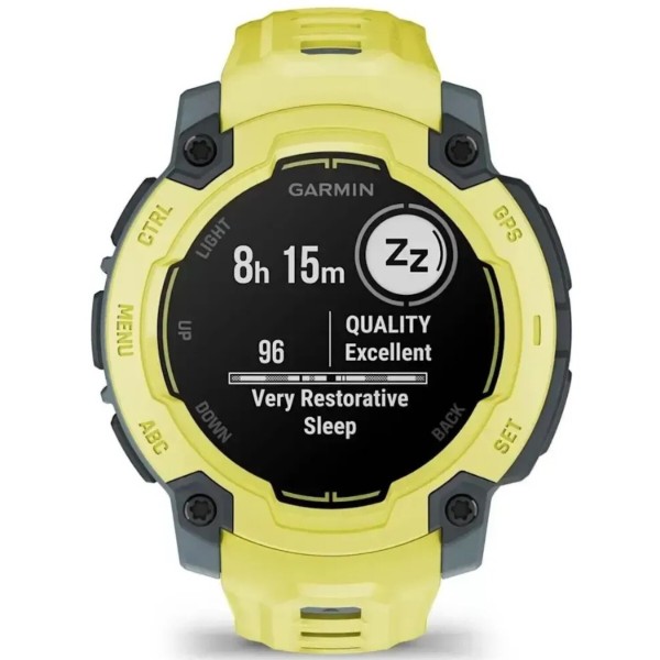 Фото - Смарт-годинник Garmin Instinct E, 45 mm, ElectricLimeBezel w/ ElectricLimeBand (010-02933-01)