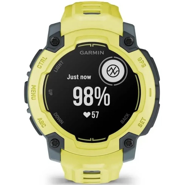 Фото - Смарт-годинник Garmin Instinct E, 45 mm, ElectricLimeBezel w/ ElectricLimeBand (010-02933-01)