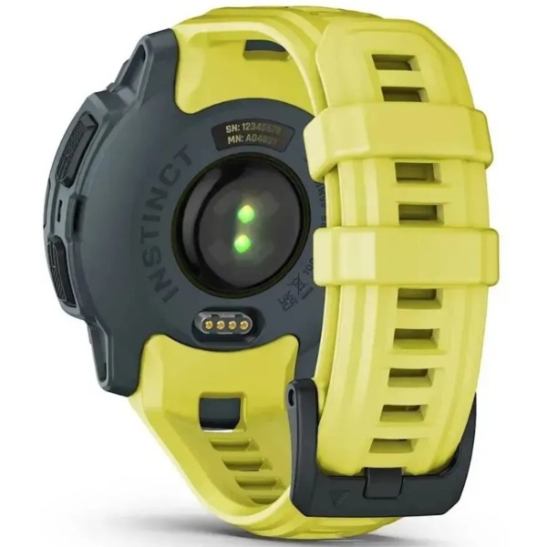 Фото - Смарт-годинник Garmin Instinct E, 45 mm, ElectricLimeBezel w/ ElectricLimeBand (010-02933-01)