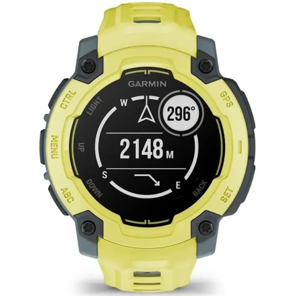 Фото - Смарт-годинник Garmin Instinct E, 45 mm, ElectricLimeBezel w/ ElectricLimeBand (010-02933-01)