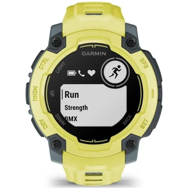 Фото - Смарт-годинник Garmin Instinct E, 45 mm, ElectricLimeBezel w/ ElectricLimeBand (010-02933-01)