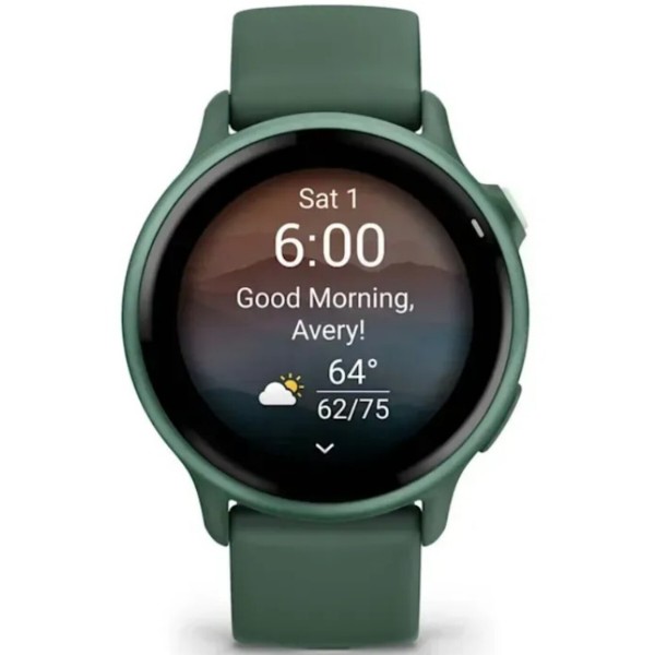 Фото - Смарт-годинник Garmin vivoactive 6, Jasper Green/J. Green Metallic (010-02985-02)