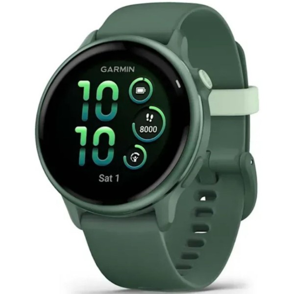 Фото - Смарт-годинник Garmin vivoactive 6, Jasper Green/J. Green Metallic (010-02985-02)