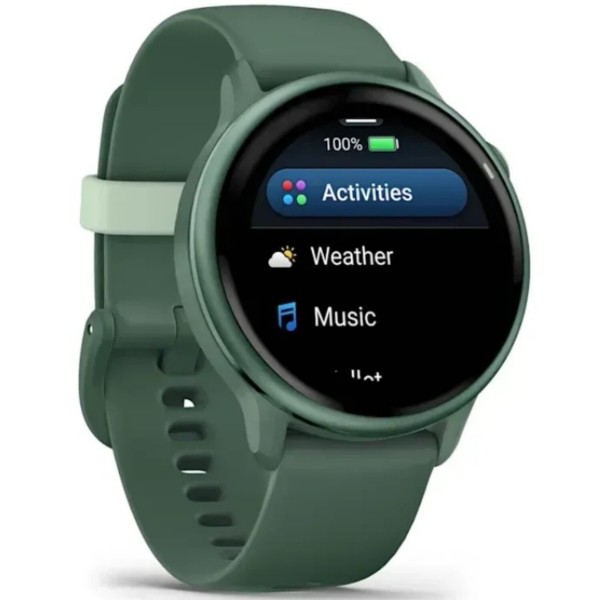 Фото - Смарт-годинник Garmin vivoactive 6, Jasper Green/J. Green Metallic (010-02985-02)