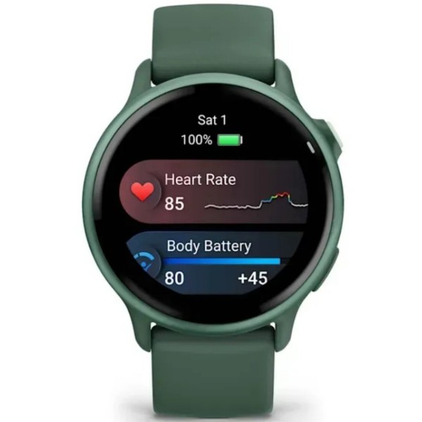 Фото - Смарт-годинник Garmin vivoactive 6, Jasper Green/J. Green Metallic (010-02985-02)