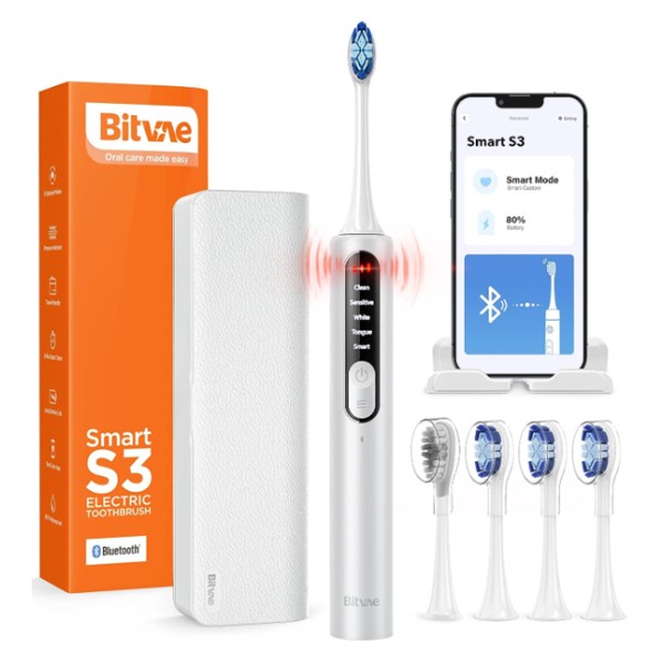 Фото - Зубная щетка электрическая Bitvae S3 Smart (BVS3-w) Фото - Зубная щетка электрическая Bitvae S3 Smart (BVS3-w)