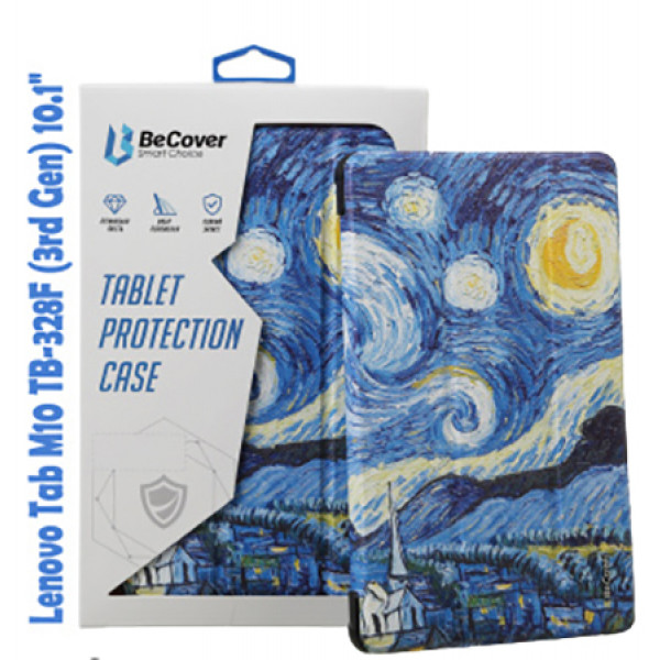 Фото - Чехол для планшета BeCover Smart for Lenovo Tab M10 TB-328F (3rd Gen) 10.1" Night (708295)
