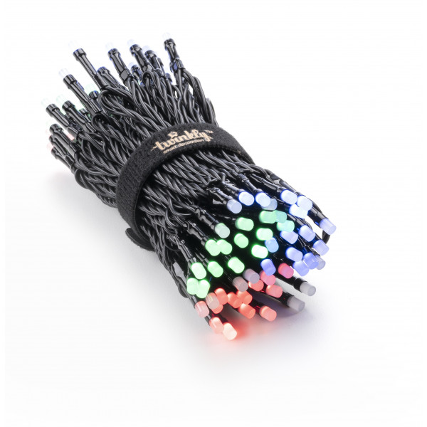 Фото - Гирлянда линейная Twinkly Smart LED Strings RGB 100, BT+WiFi, Gen II, IP44 черный (TWS100STP-BEU)