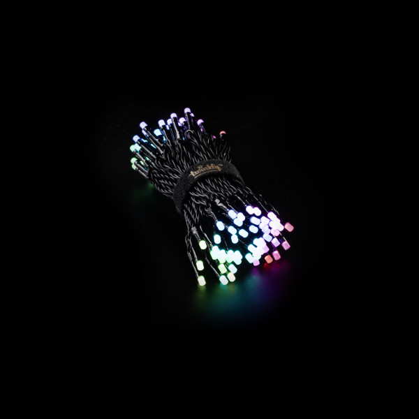 Фото - Гирлянда линейная Twinkly Smart LED Strings RGB 100, BT+WiFi, Gen II, IP44 черный (TWS100STP-BEU)