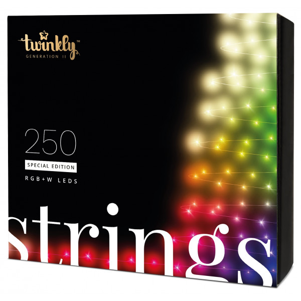Фото - Гірлянда лінійна Twinkly Smart LED Strings RGBW 250, BT + WiFi, Gen II, IP44, чорний (TWS250SPP-BEU) Фото - Гірлянда лінійна Twinkly Smart LED Strings RGBW 250, BT + WiFi, Gen II, IP44, чорний (TWS250SPP-BEU)