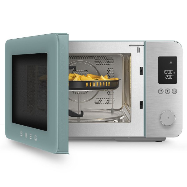 Фото - Мікрохвильова піч (НВЧ) Smeg MOC02EGMEU Matte Emerald Green
