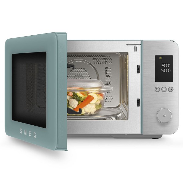 Фото - Мікрохвильова піч (НВЧ) Smeg MOC02EGMEU Matte Emerald Green