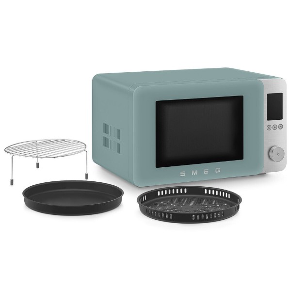 Фото - Мікрохвильова піч (НВЧ) Smeg MOC02EGMEU Matte Emerald Green