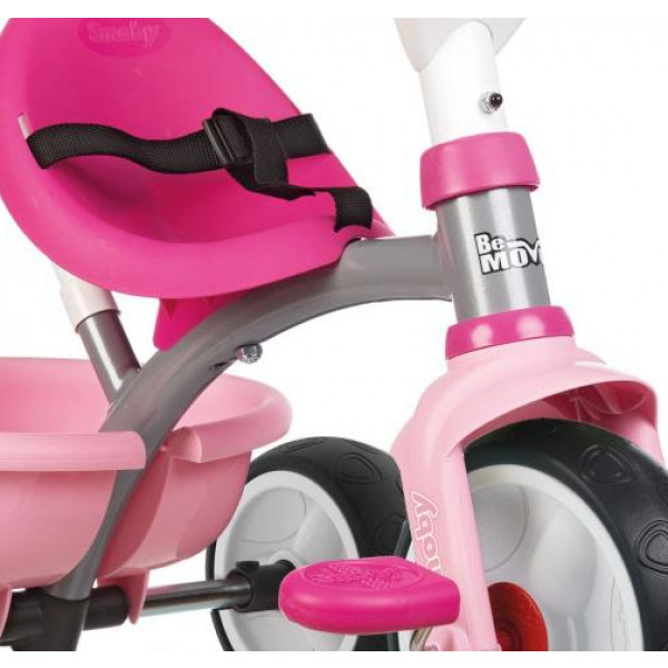 Фото - Трёхколёсный велосипед Smoby Be Move с багажником Розовый (740327)