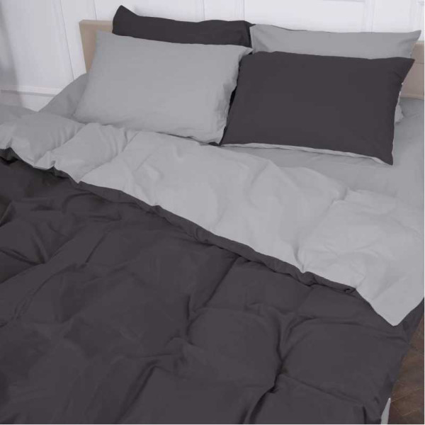 Фото - Комплект постільної білизни дитячий MirSon Сатин Smoke 0251+0240 110х140 (2200000687005)