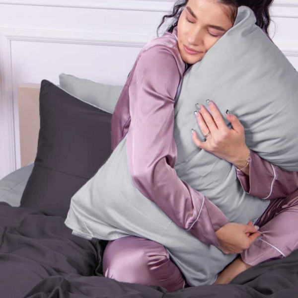 Фото - Комплект постільної білизни дитячий MirSon Сатин Smoke 0251+0240 110х140 (2200000687005)