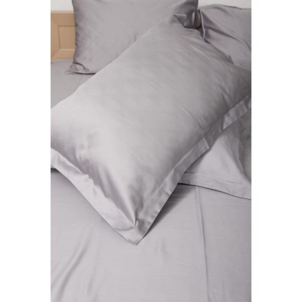 Фото - Комплект постельного белья Moon&Star 143х210х2 нав. 2х40х60 Smoke Satin Premium (MS-820000445)