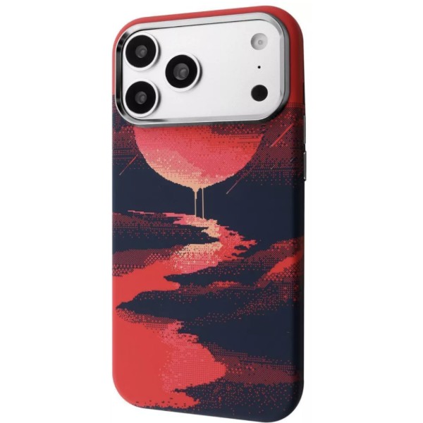 Фото - Чохол для смартфону Proove Pixel Case with Magnetic Ring iPhone 17 red moon (PCPXIP1700C2)