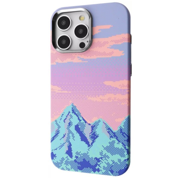 Фото - Чохол для смартфону Proove Pixel Case with Magnetic Ring iPhone 16 Pro Max pink sunset (PCPXIP16PMC4)