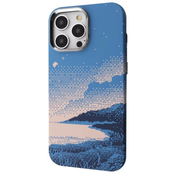 Фото - Чохол для смартфону Proove Pixel Case with Magnetic Ring iPhone 16 Pro Max blue river (PCPXIP16PMC3)