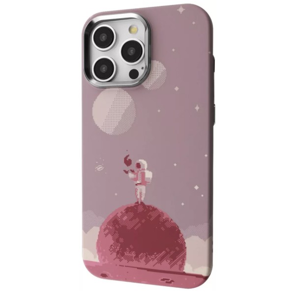 Фото - Чохол для смартфону Proove Pixel Case with Magnetic Ring iPhone 16 Pro astronaut (PCPXIP16P0C1)