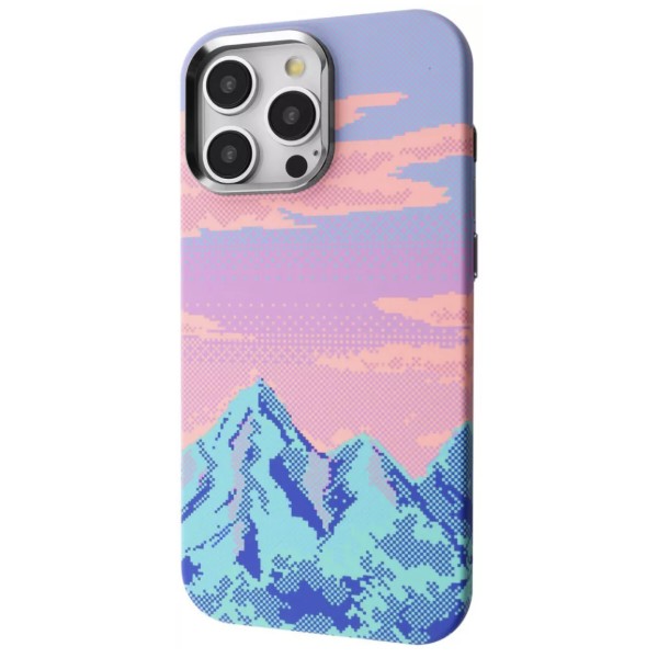 Фото - Чохол для смартфону Proove Pixel Case with Magnetic Ring iPhone 15 Pro pink sunset (PCPXIP15P0C4)