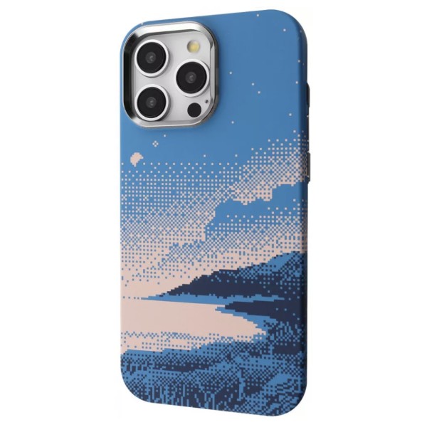 Фото - Чохол для смартфону Proove Pixel Case with Magnetic Ring iPhone 15 Pro blue river (PCPXIP15P0C3)