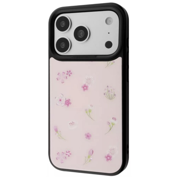 Фото - Чохол для смартфону Proove Muse Fleur Case with Magnetic Ring iPhone 17 Pro/18 Pro pink flower (PCMFIP17P0B7)