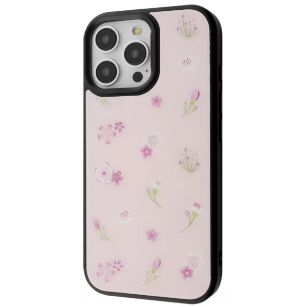 Фото - Чохол для смартфону Proove Muse Fleur Case with Magnetic Ring iPhone 15 Pro Max pink flower (PCMFIP15PMB7)