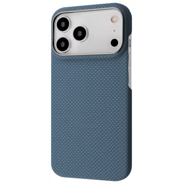 Фото - Чохол для смартфону Proove Carbon Slim with Magnetic Ring iPhone 17 Pro/18 Pro light blue (PCCSIP18P082)