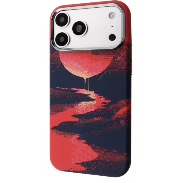 Фото - Чохол для смартфона Proove Pixel Case with Magnetic Ring iPhone 17 Pro Max/18 Pro Max red moon (PCPXIP17PMC2)