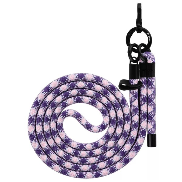 Фото - Ремінець для смартфону Proove Twist Check Cross-Body Strap purple/pink (PSBSUNCC1559)