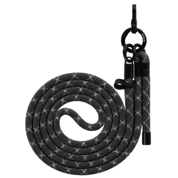 Фото - Ремінець для смартфону Proove Twist Check Cross-Body Strap black/white (PSBSUNCC1555)
