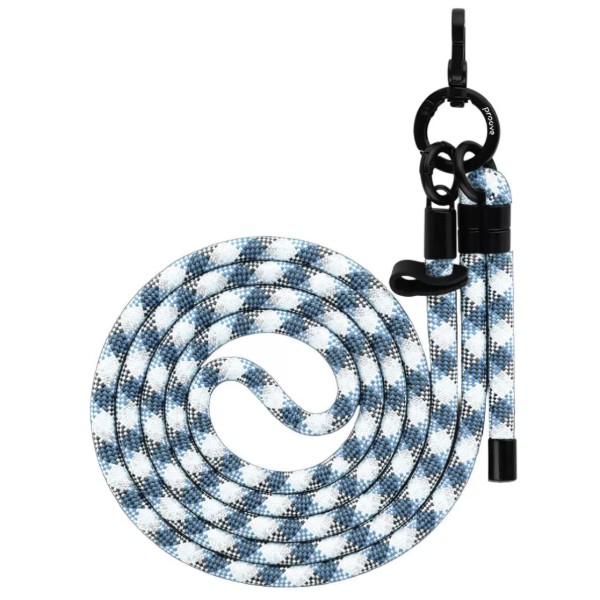 Фото - Ремінець для смартфону Proove Twist Check Cross-Body Strap black/blue (PSBSUNCC1560)