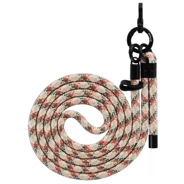 Фото - Ремінець для смартфону Proove Twist Check Cross-Body Strap beige/red (PSBSUNCC1564)