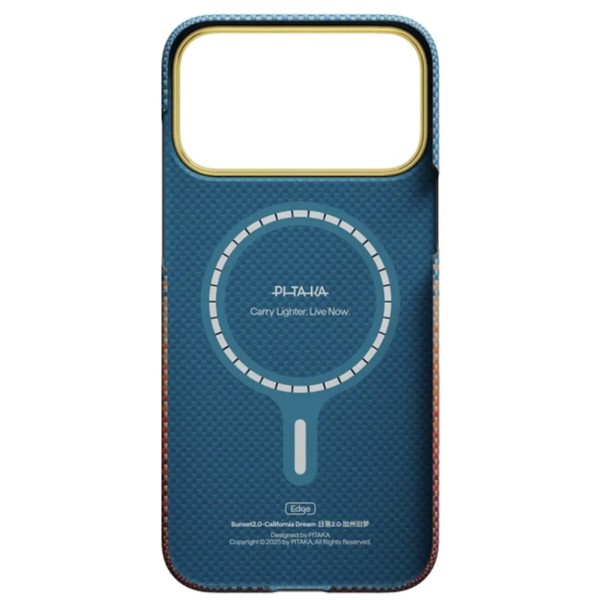 Фото - Чохол для смартфону Pitaka Edge Ultra-Slim Case California Dream-04 for iPhone 17 Pro (SCD1704P)