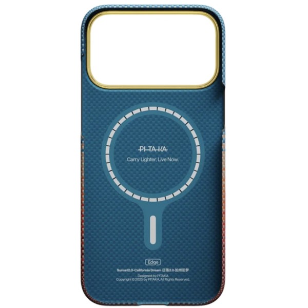 Фото - Чохол для смартфону Pitaka Edge Ultra-Slim Case California Dream-03 for iPhone 17 Pro (SCD1703P)