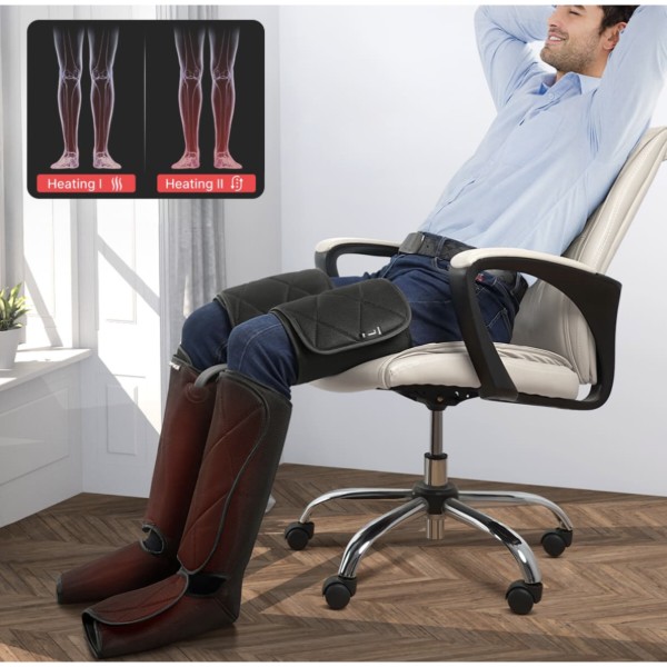Фото - Массажер для ніг RENPHO Foot Calf and Thigh Air Massager Black (RP-ALM079H-BK)
