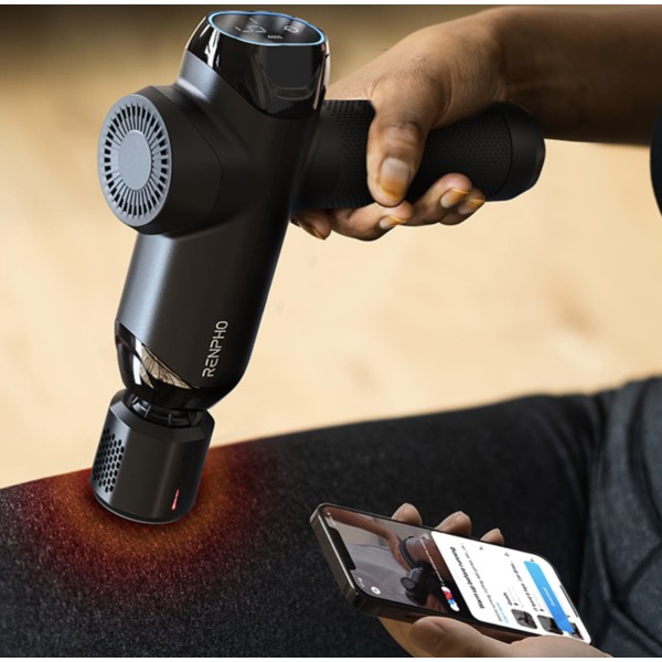 Фото - Масажер для тіла RENPHO Power Thermacool Massage Gun (R-C001SH-BK)